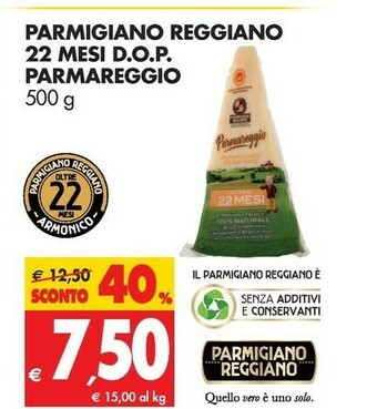 Tigros Parmareggio Parmigiano offerta