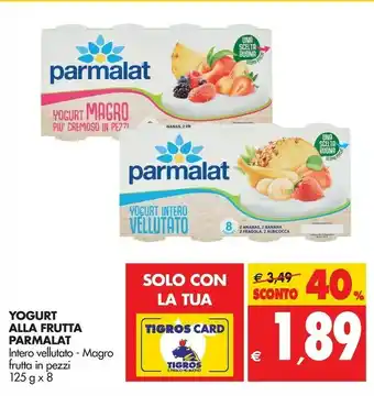 Tigros Parmalat Yogurt offerta