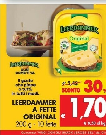 Tigros Leerdammer Formaggio offerta