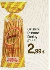 Carrefour Rubatà Grissini Al Mais E Agli Oli Vegetali 1000 G(ml) offerta