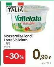 Carrefour Vallelata Mozzarella Fior Di Latte offerta