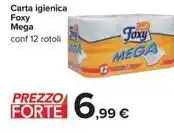 Carta igienica Foxy Mega conf 12 rotoli