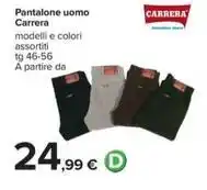 Carrefour Iper Pantalone uomo Carrera offerta