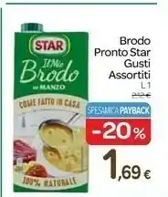 Carrefour Star Brodo Pronto Gusti Assortiti offerta
