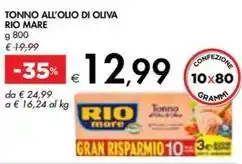Bennet TONNO ALL'OLIO DI OLIVA RIO MARE offerta