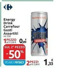 Carrefour Carrefour Energy Drink offerta
