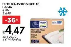 Bennet FILETTI DI NASELLO SURGELATI FROSTA g 300 offerta