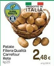 Carrefour Carrefour Patate Filiera Qualità Rete offerta