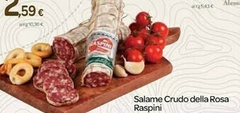 Carrefour Raspini Salame Crudo Della Rosa offerta
