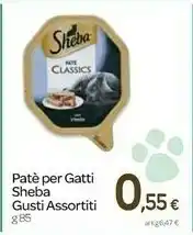 Carrefour Sheba Patè Per Gatti offerta