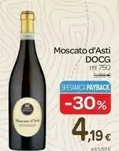 Carrefour Moscato D'asti Docg offerta