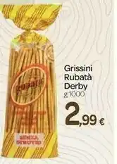 Carrefour Rubatà Grissini Al Mais E Agli Oli Vegetali 1000 G(ml) offerta