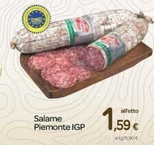 Carrefour Salame Piemonte Igp offerta
