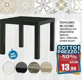 Happy Casa Tavolino In Legno offerta