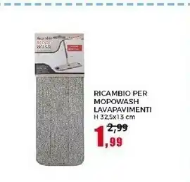 Happy Casa Ricambio Per Mopowash Lavapavimenti offerta