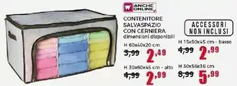 Contenitore Salvaspazio Con Cerniera