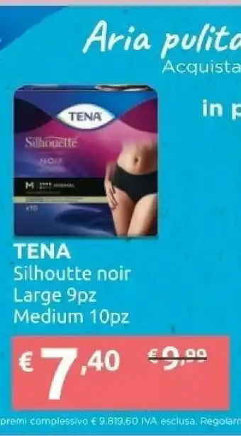 Ipersoap Tena Silhoutte Noir Large/ Medium offerta
