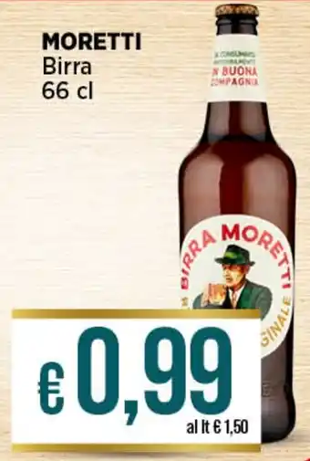 In Coop MORETTI Birra 66 cl offerta