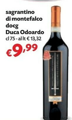 Pam Duca Odoardo Sagrantino Di Montefalco Docg 75 Cl offerta