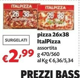 Pam Italpizza Pizza 26x38 offerta