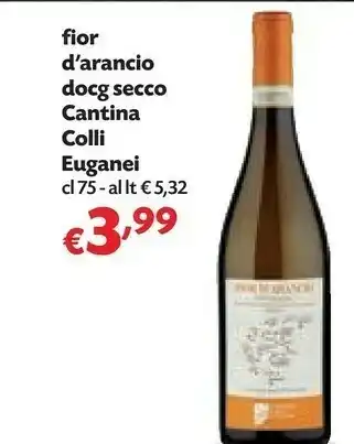 Pam Colli euganei Fior D'arancio Docg Secco 75 Cl offerta