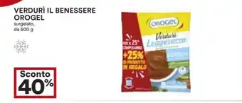 Coop VERDURÌ IL BENESSERE OROGEL surgelato, da 600 g offerta