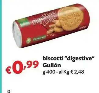Pam Gullon Biscotti Digestive 400 G offerta