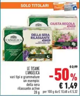 Conad Superstore LE TISANE L'ANGELICA offerta