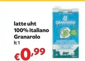 Pam Granarolo Latte Uht 100% Italiano offerta