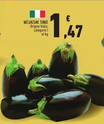 Conad Superstore MELANZANE TONDE Origine Italia, categoria I al kg offerta