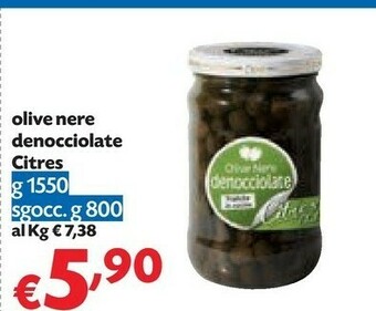 Citres Olive Nere Denocciolate