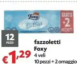 Pam Foxy Fazzoletti 4 Veli offerta