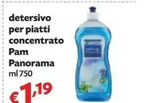 Pam Pam Panorama Detersivo Per Piatti Concentrato 750 Ml offerta