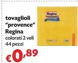 Pam Regina Tovaglioli Provence Colorati 2 Veli 44 Pezzi offerta