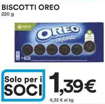 Ipercoop BISCOTTI OREO 220 g offerta