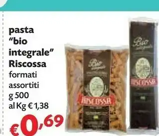 Riscossa Pasta Bio Integrale