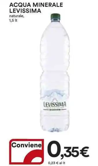 ACQUA MINERALE LEVISSIMA naturale, 1,5 It