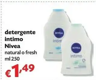 Pam Nivea Detergente Intimo Natural/ Fresh 250 Ml offerta