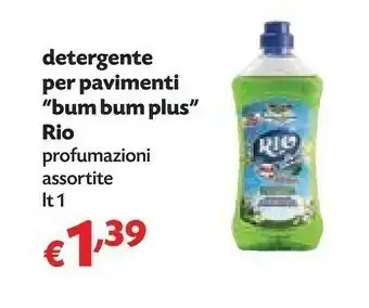 Pam Rio Detergente Per Pavimenti Bum Bum Plus offerta