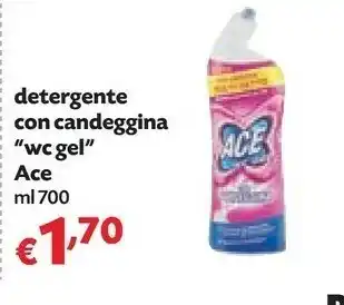Pam Ace Detergente Con Candeggina Wc Gel offerta