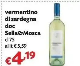 Pam Sellamosca - Vermentino Di Sardegna Doc 750 G(ml) offerta