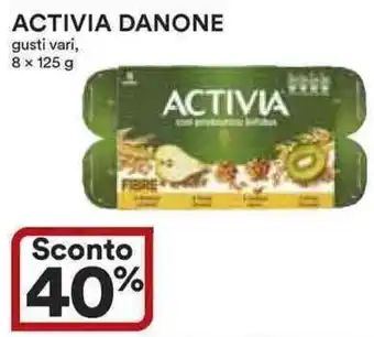 Ipercoop ACTIVIA DANONE gusti vari, 8 x 125 g offerta