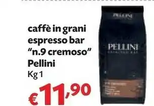 Pam Pellini Caffè In Grani Espresso Bar N.9 offerta