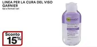 Ipercoop LINEA PER LA CURA DEL VISO GARNIER tipi e formati vari offerta