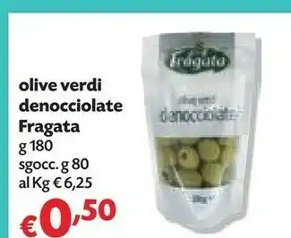 Pam Fragata Olive Verdi Denocciolate 180 G offerta