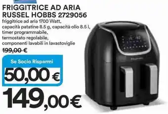 Ipercoop FRIGGITRICE AD ARIA RUSSEL HOBBS 2729056 offerta