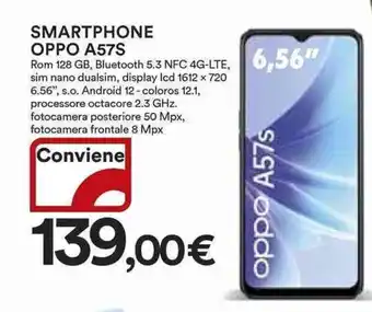 Ipercoop SMARTPHONE OPPO A57S offerta