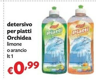 Pam Orchidea Detersivo Per Piatti Limone/ Arancio offerta