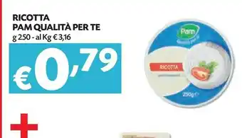 Pam Pam & Panorama - Ricotta 250 G(ml) offerta