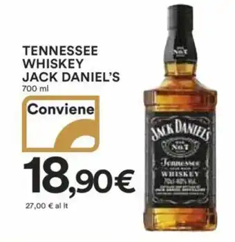TENNESSEE WHISKEY JACK DANIEL'S 700 ml